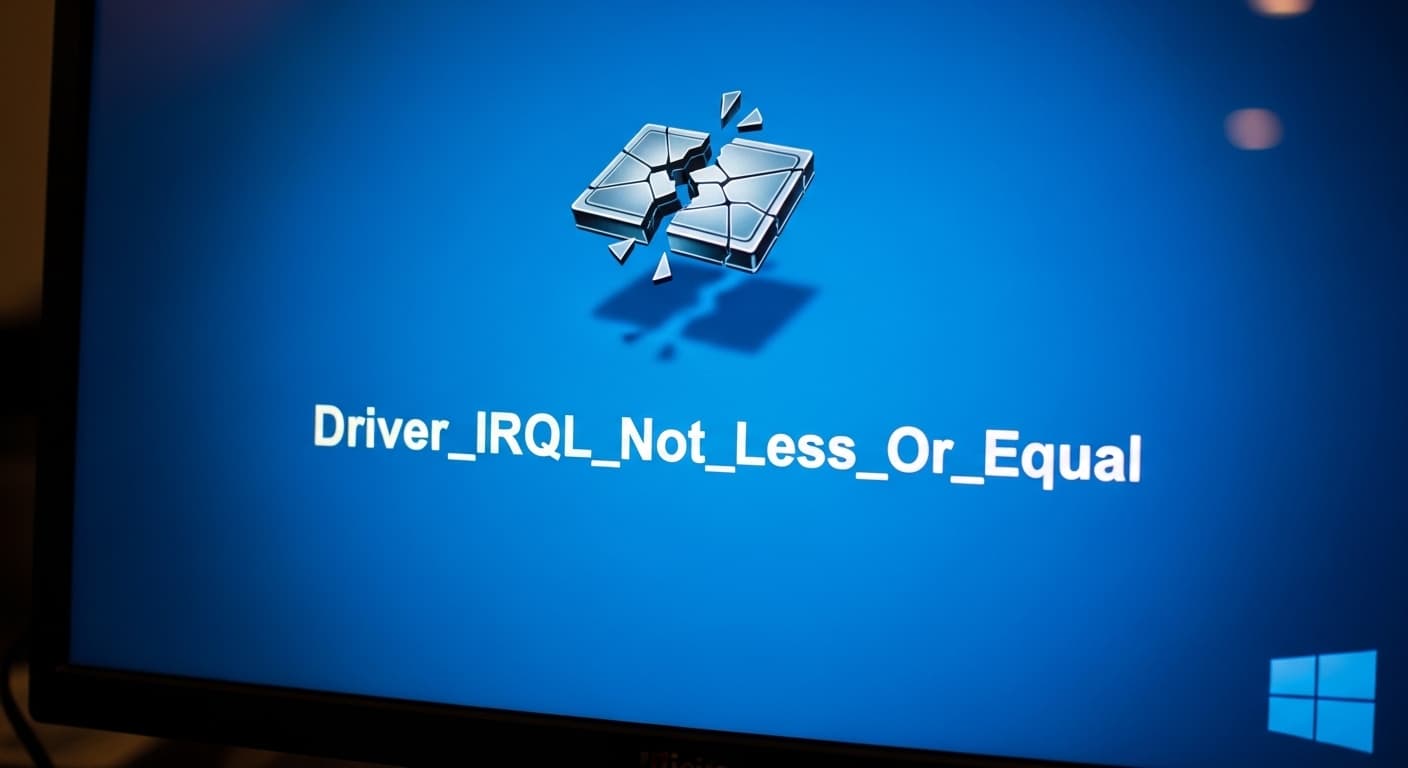 Blue Screen 'Driver_IRQL_Not_Less_Or_Equal'