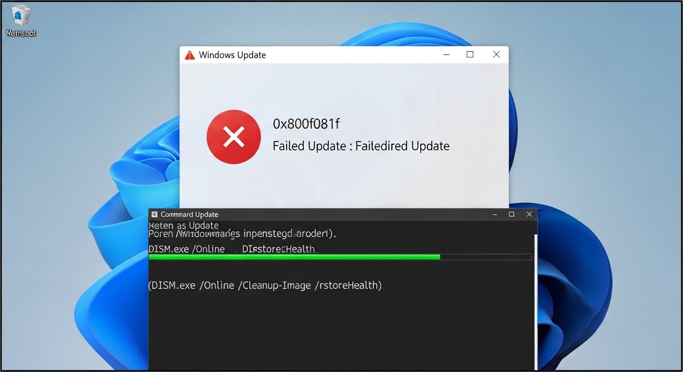 Error 0x800f081f: Windows Update Failed