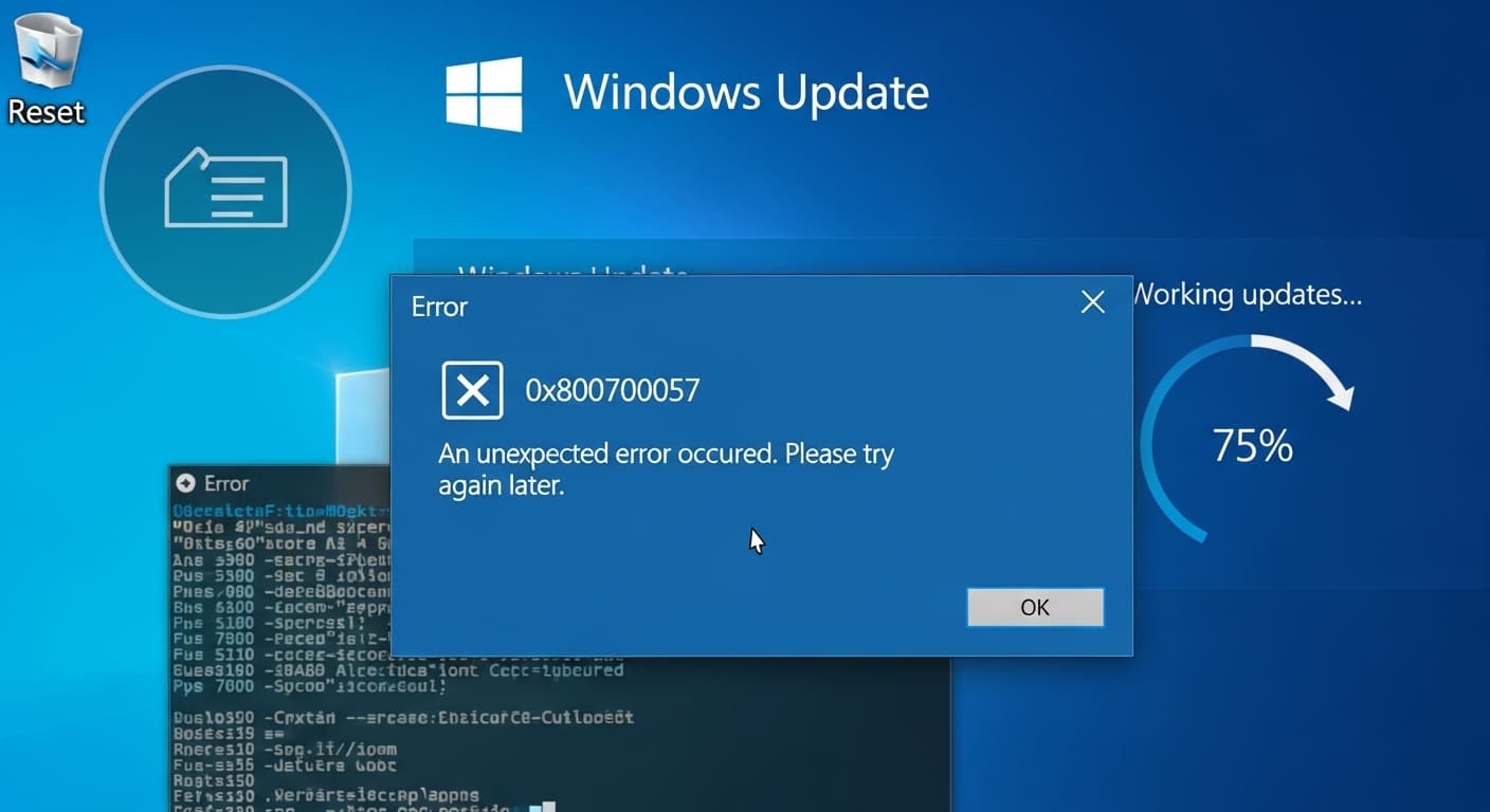 Error 0x80070057: How to Fix Windows 0x80070057