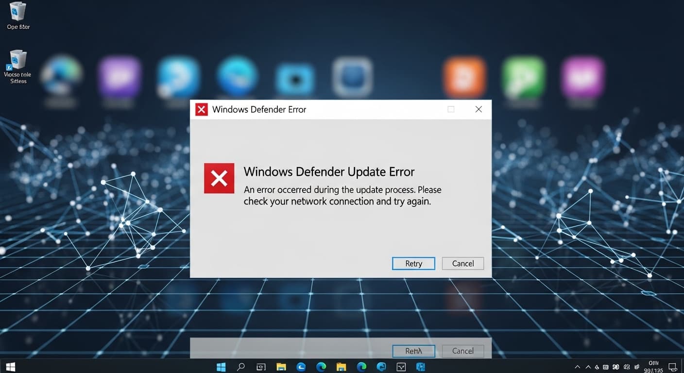 Windows Defender Update Error – Quick Fix Guide