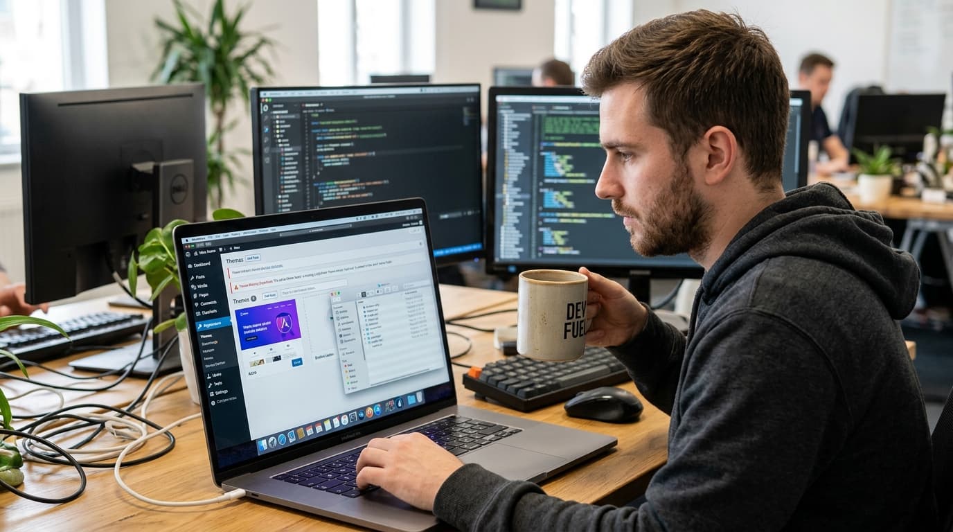 WordPress Theme Missing Stylesheet
